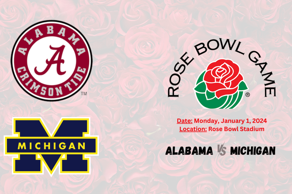 Alabama vs Michigan - Rose Bowl Game 2024